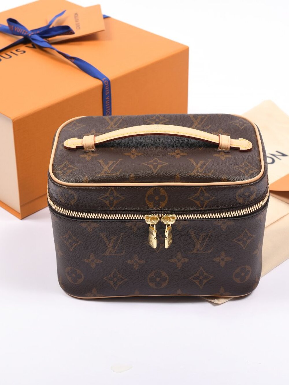 Louis Vuitton Nice Mini M44495 Monogram Vanity Beauty Case NEW Box Dust Bag